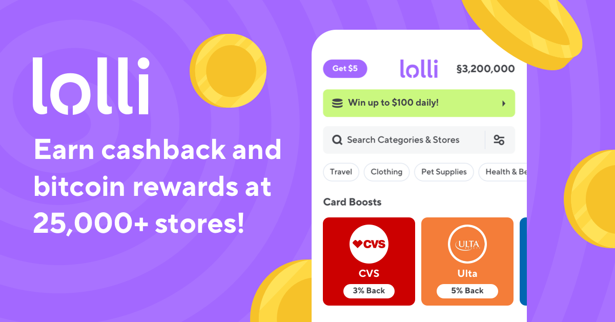 Lolli: Earn Free Bitcoin When You Shop Online!